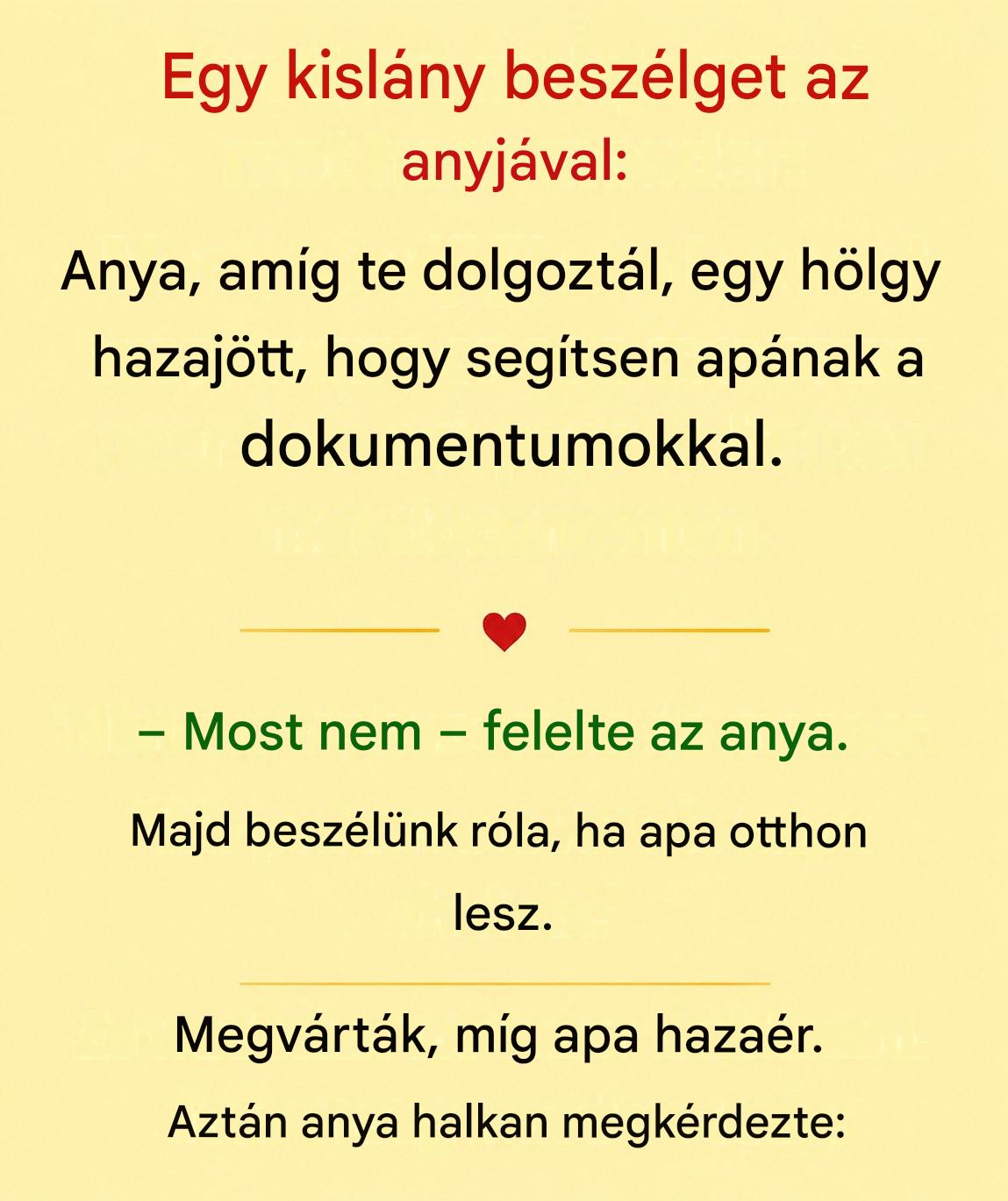 Ez a rövid parbeszéd egy kislány és az anyukája között garantáltan feldobja a napodat! 😄 🤭 Senki sem vándorol a Csattanóra! Egy kislány beszélget az anyjával…
